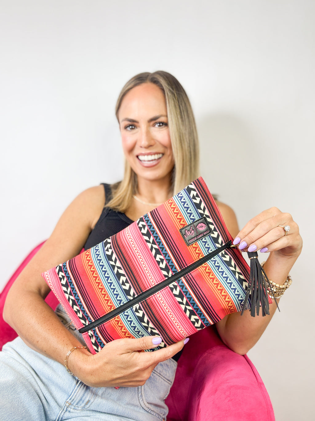 Makeup Junkie | Flat Lay Spill Resistant Bag : La Vida Loca