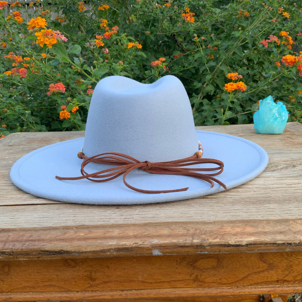 The Crazy Lace Agate Hatband, Gemstone Hat Band