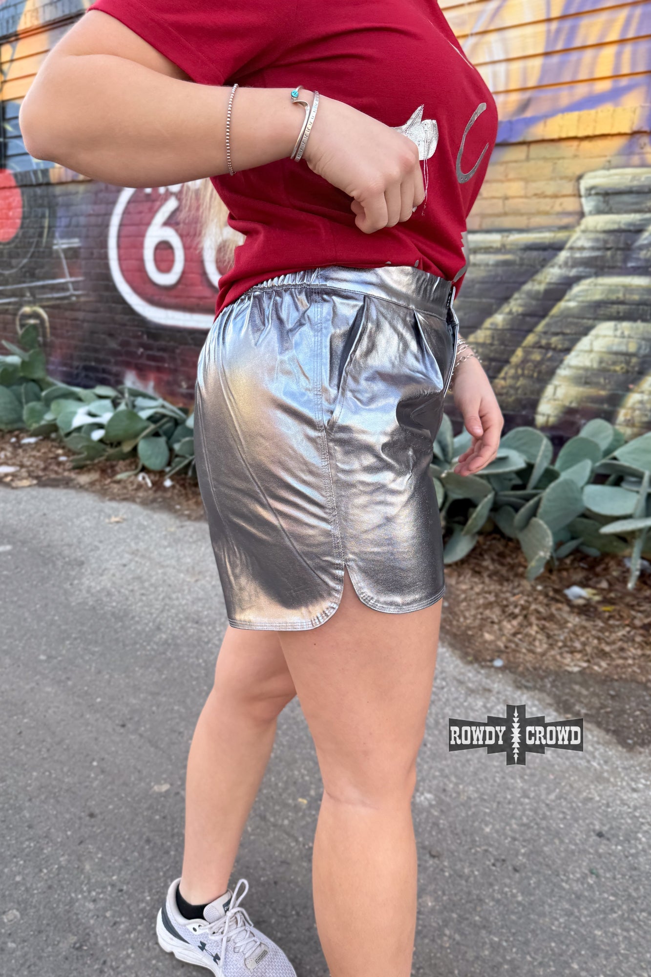 The Marfa Metallic Shorts