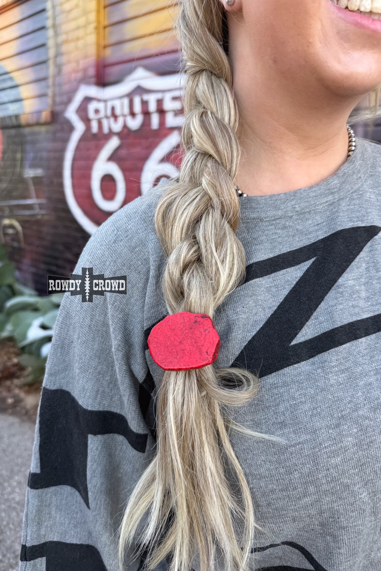 The Red Rock Ponytail Holder