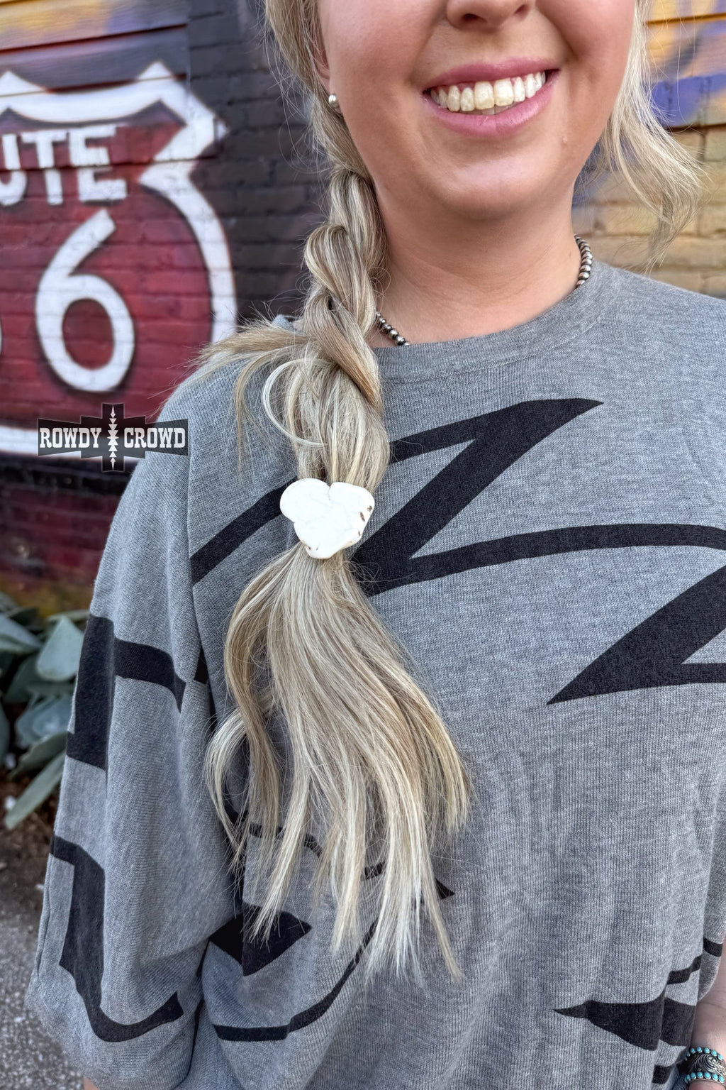 The White Rock Ponytail Holder
