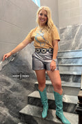 The Marfa Metallic Shorts