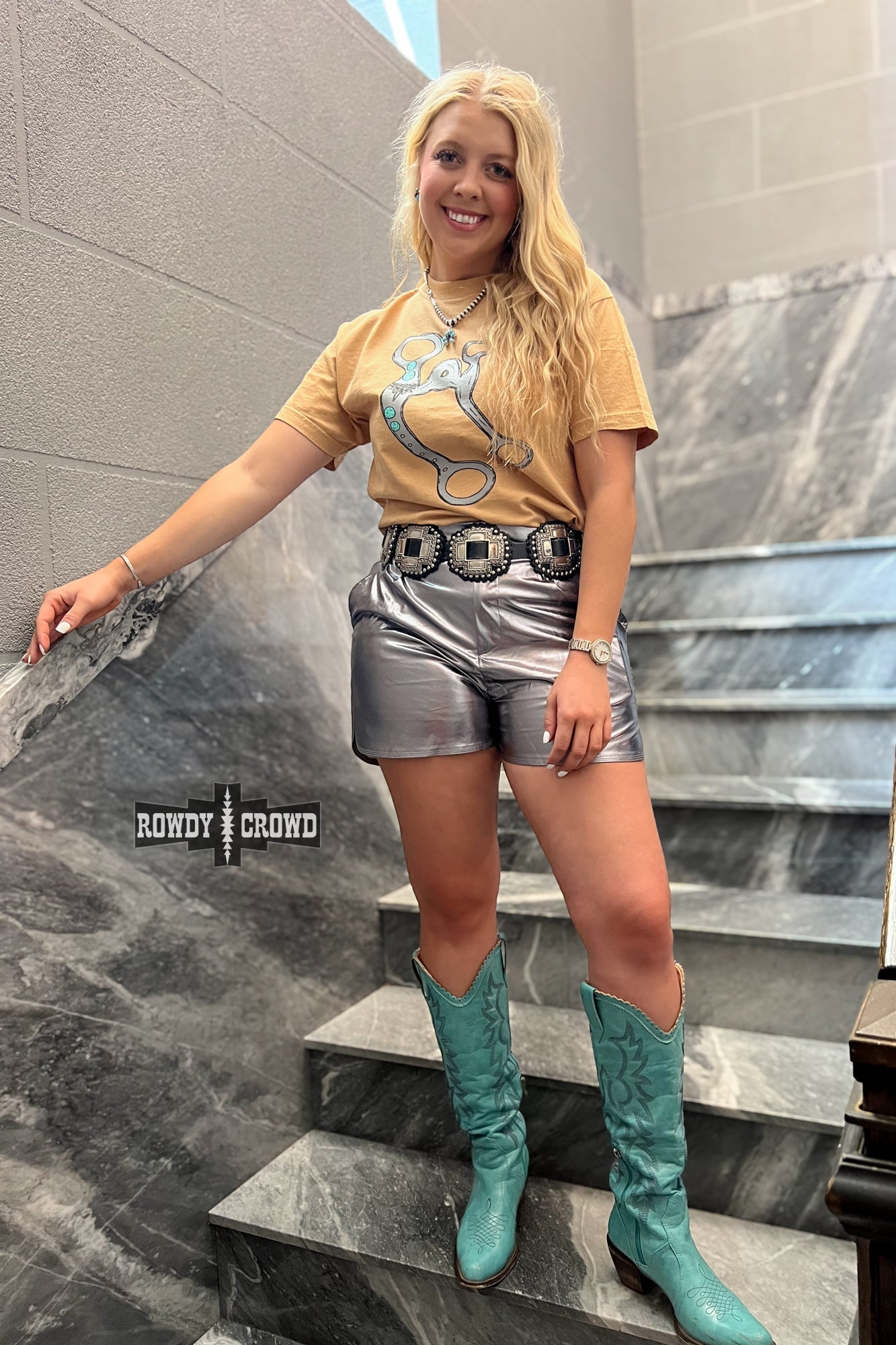The Marfa Metallic Shorts