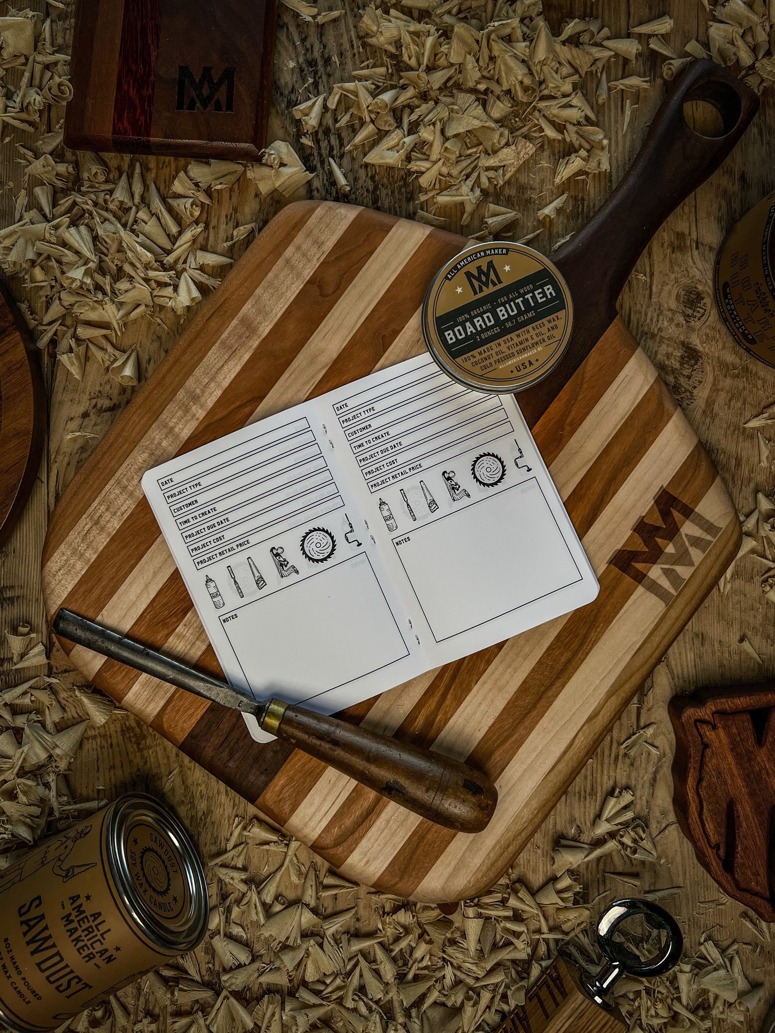 The Woodshop Project Log Book