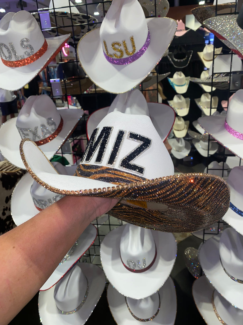 Rhinestone Cowgirl Mizzou Hat