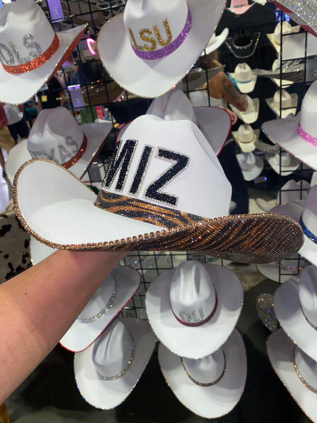 Rhinestone Cowgirl Mizzou Hat