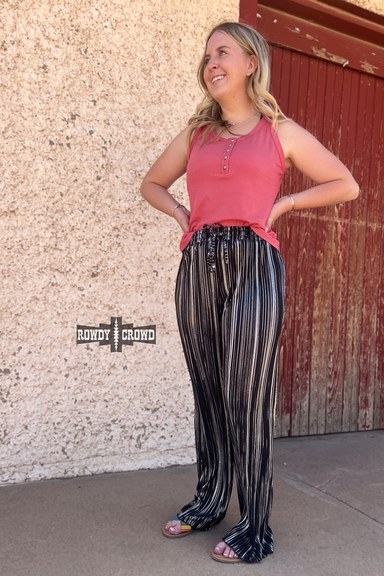 The Ruffled Cup Pants