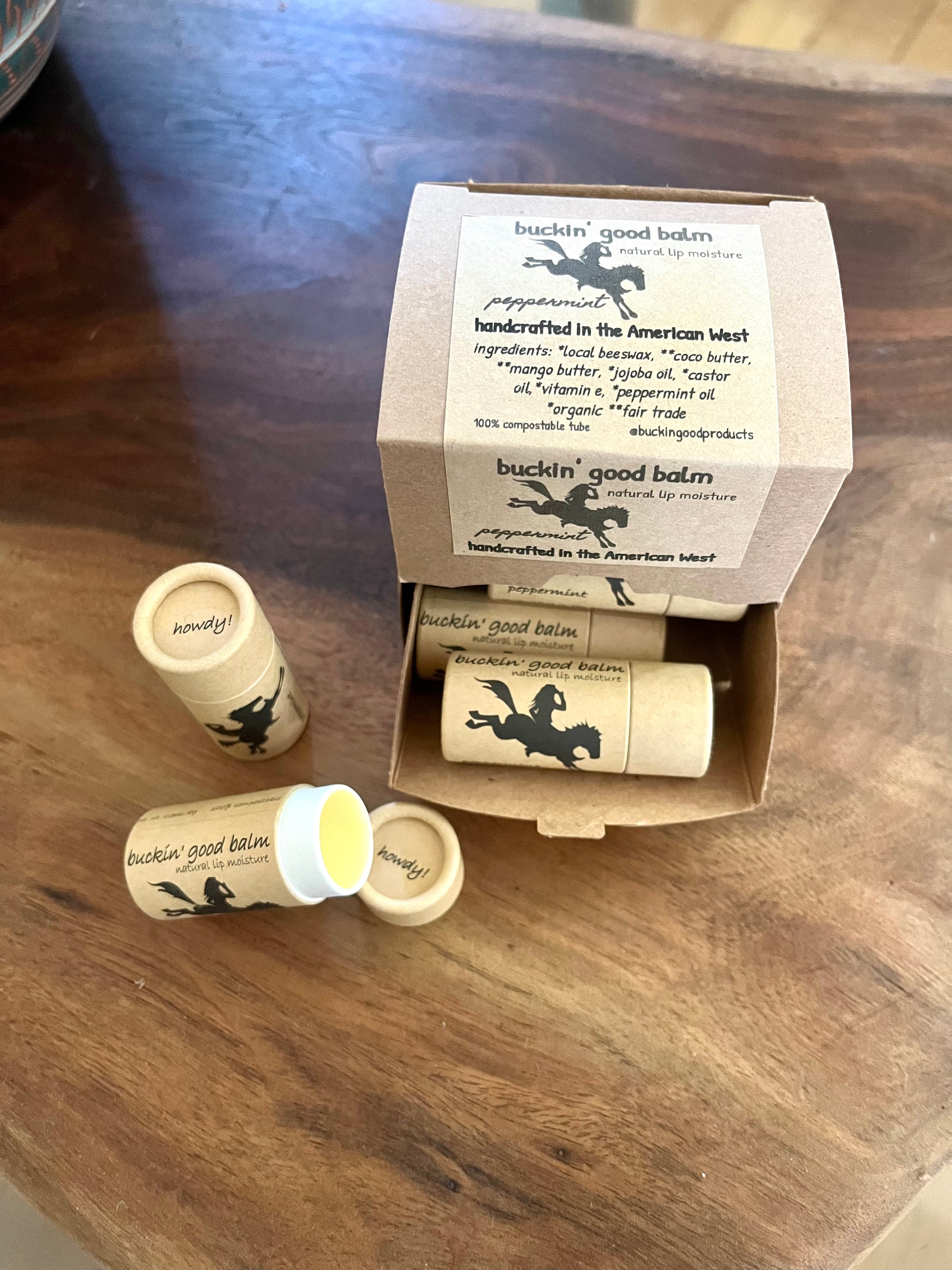 Buckin' Good Lip Balm, Peppermint