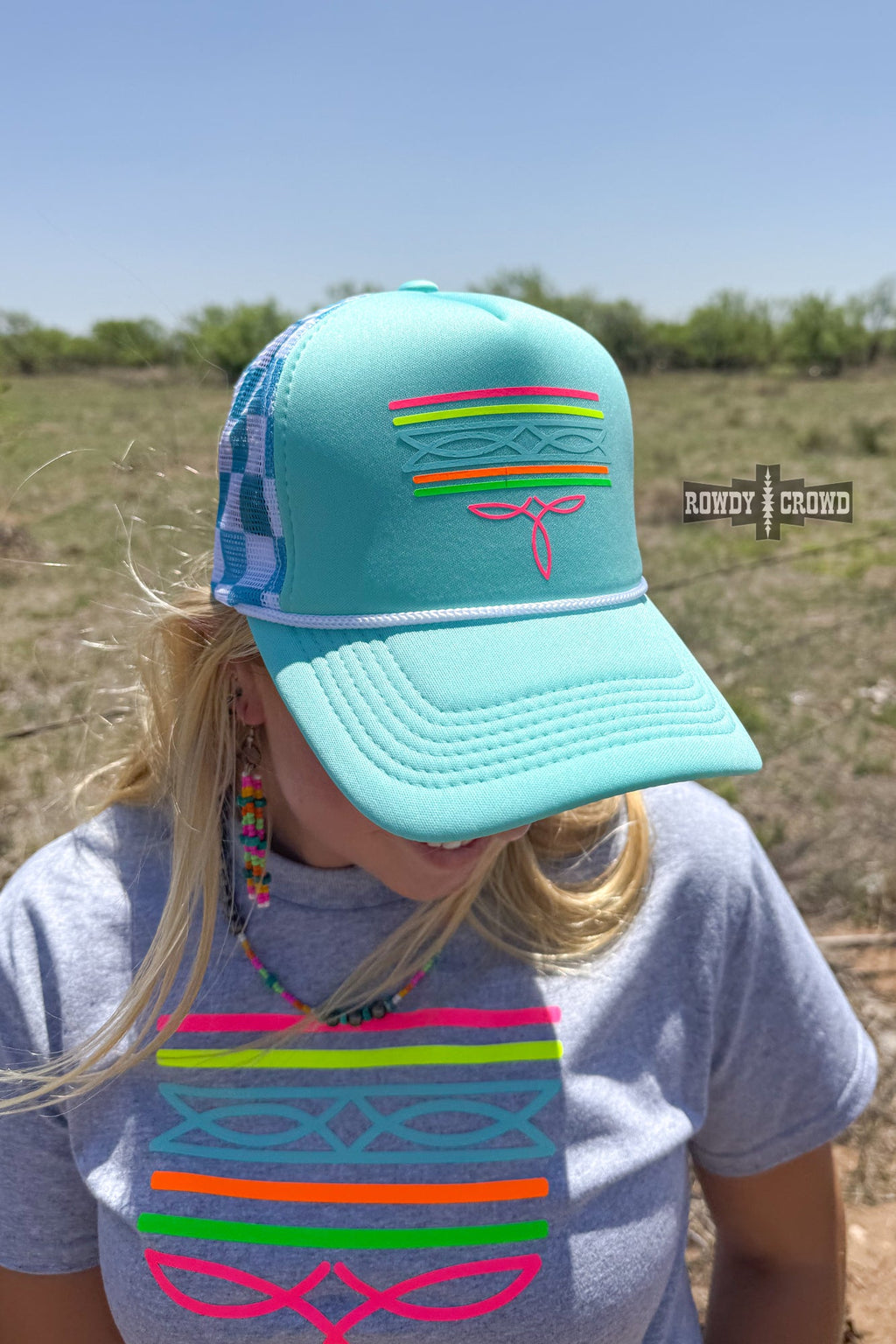 The Neon Boot Stitch CAP