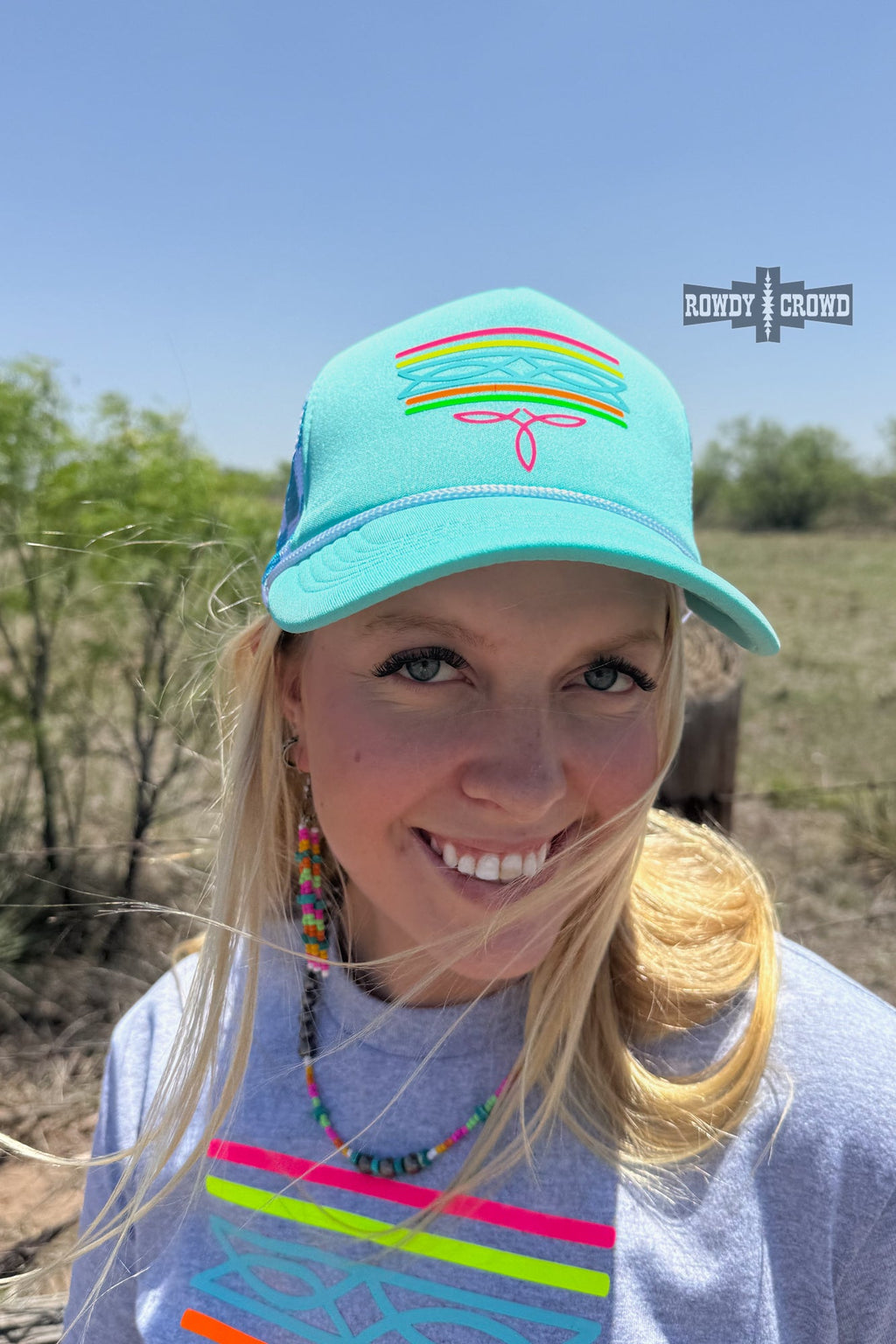 The Neon Boot Stitch CAP