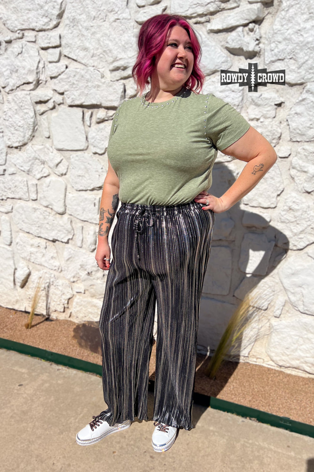 The Ruffled Cup Pants