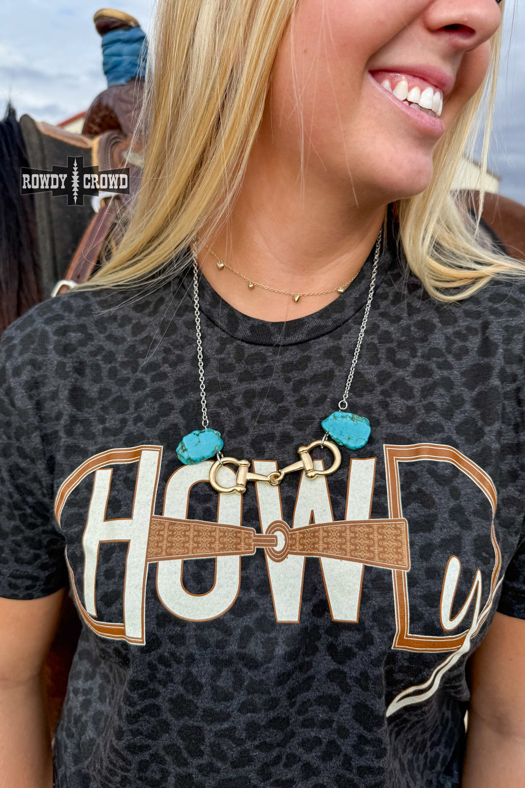 The Turquoise Bit Necklace | Silver or Gold!