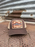 Bridle Bit Hand Tooled Low Profile Trucker Cap