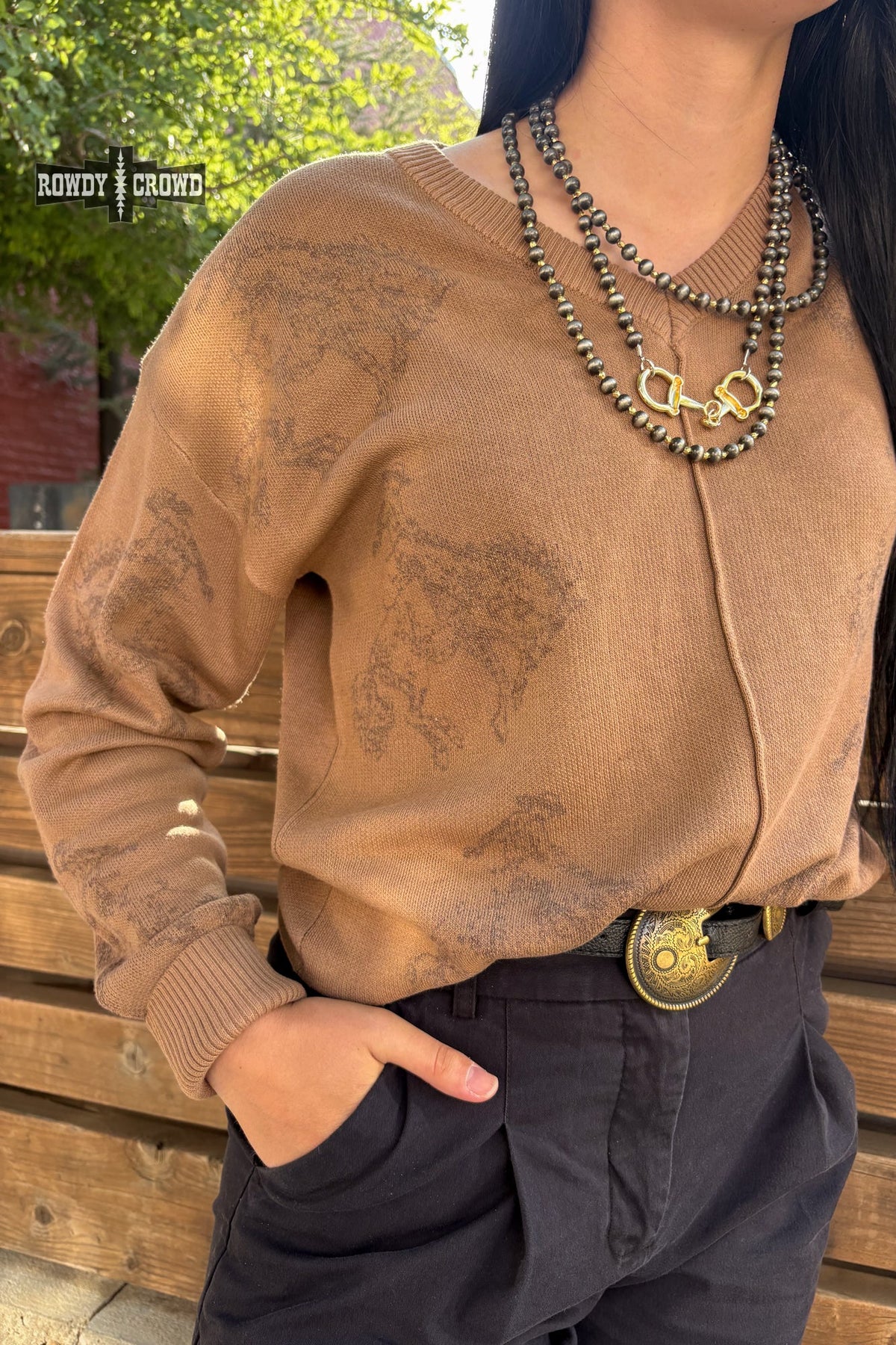The Saddle Up Sweater