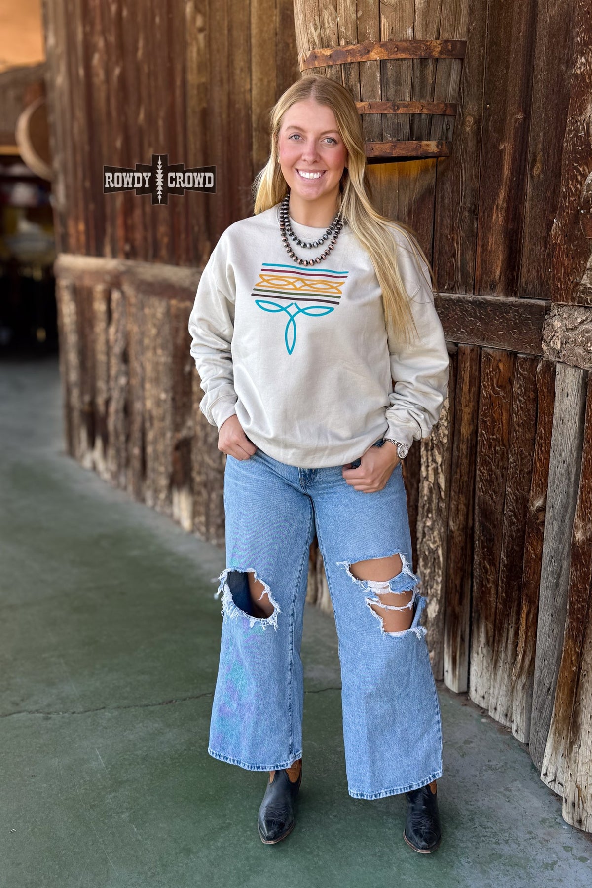 The Bonfire Boot Stitch Sweater