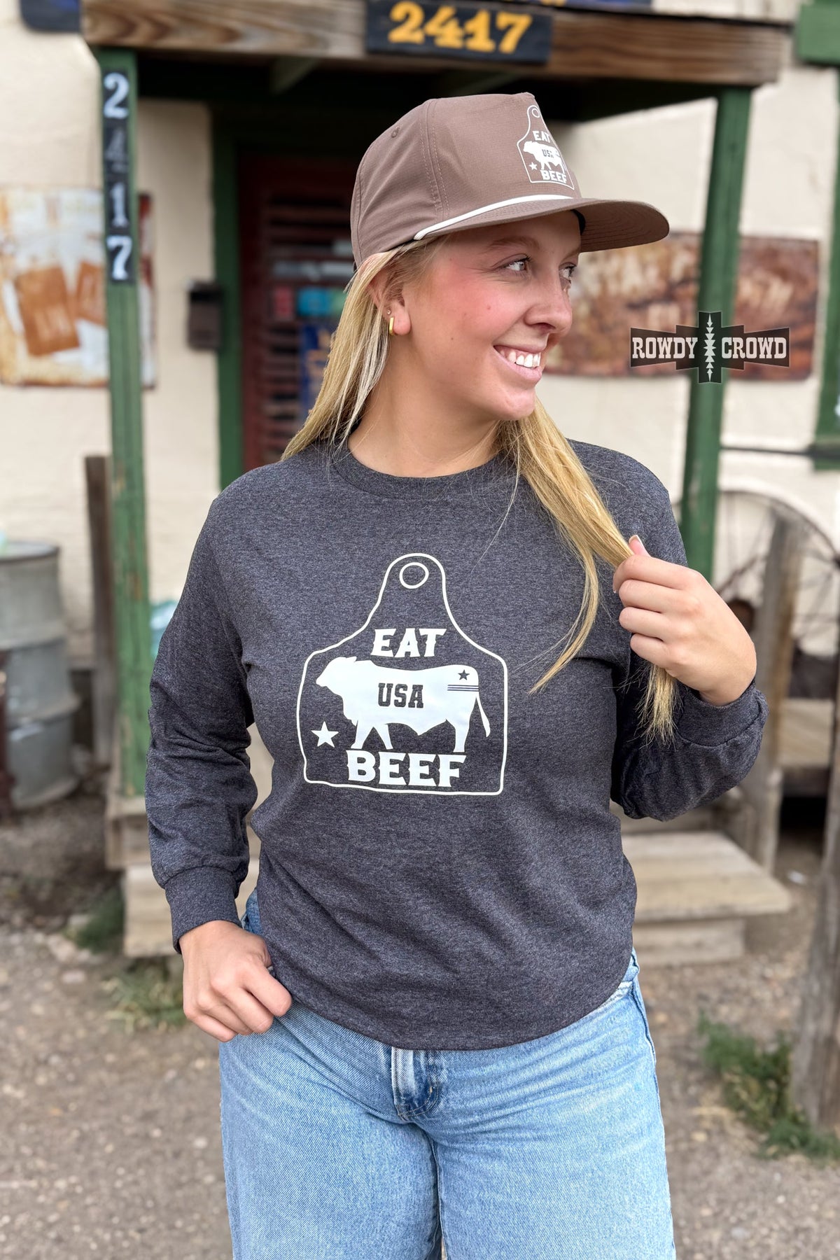 The Eat USA Beef Long Sleeve