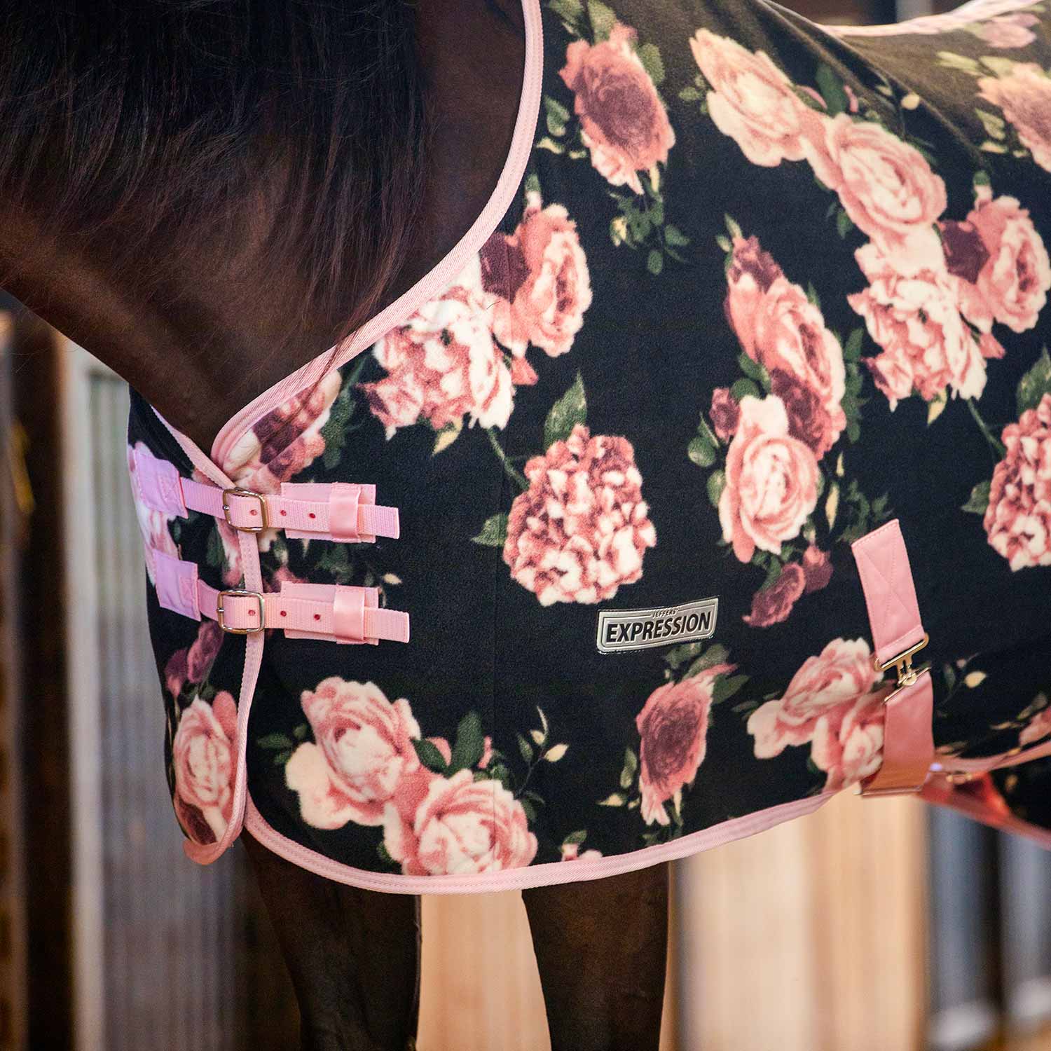 Jeffers Expression Standard Neck Fleece Horse Cooler - Pick Your Design!