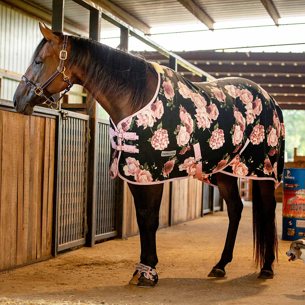 Jeffers Expression Standard Neck Fleece Horse Cooler - Pick Your Design!