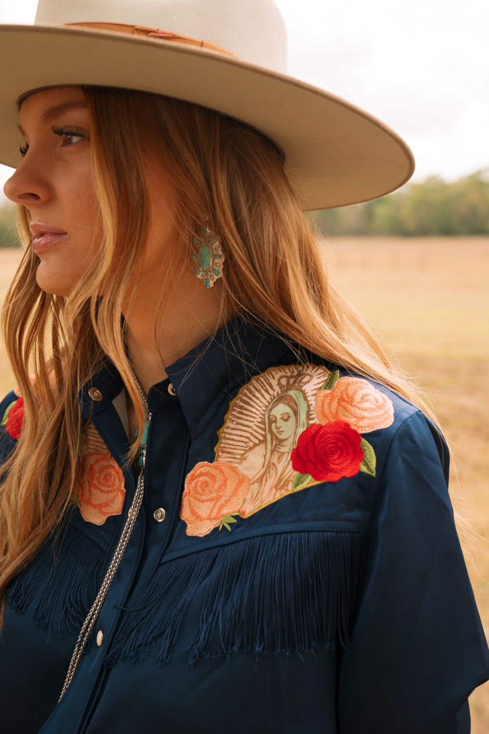 The Dark Navy Button Up