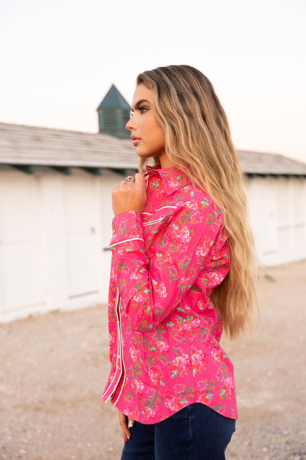 The Rebel Rose Button Up