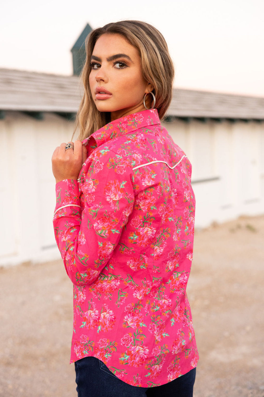 The Rebel Rose Button Up