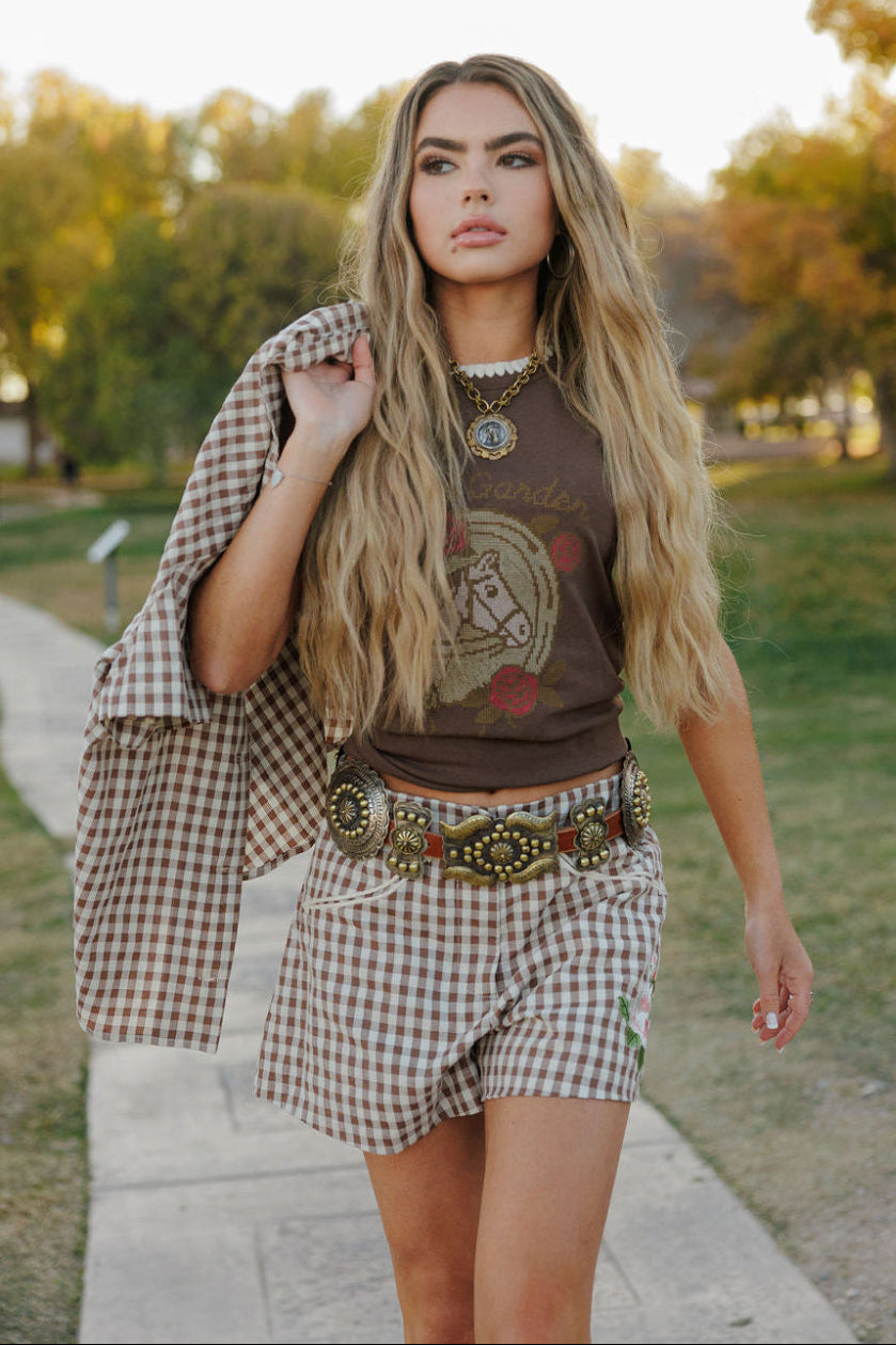 The Gingham Rodeo Shorts