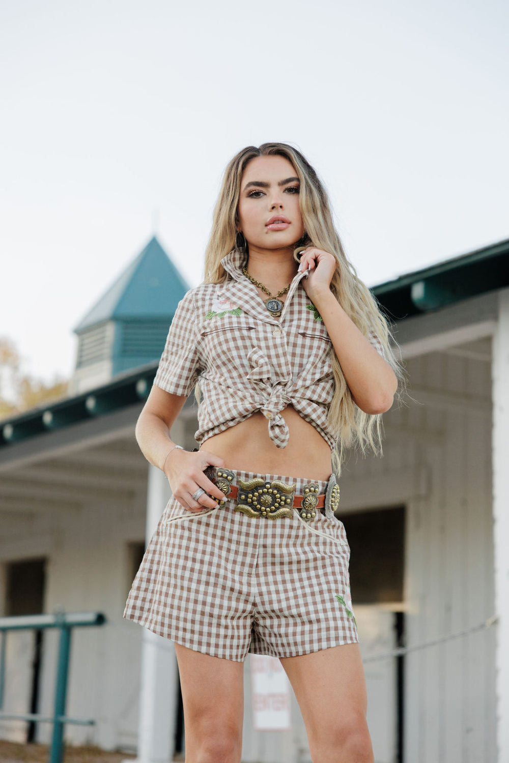 The Gingham Rodeo Shorts