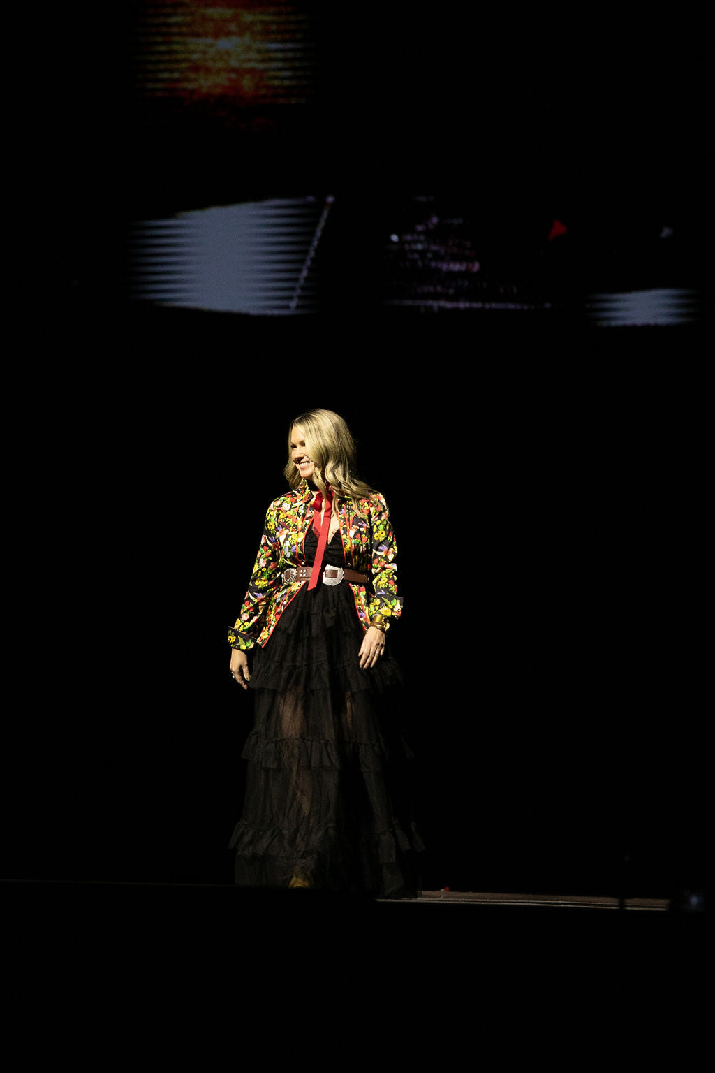 The Floral Black Button Up