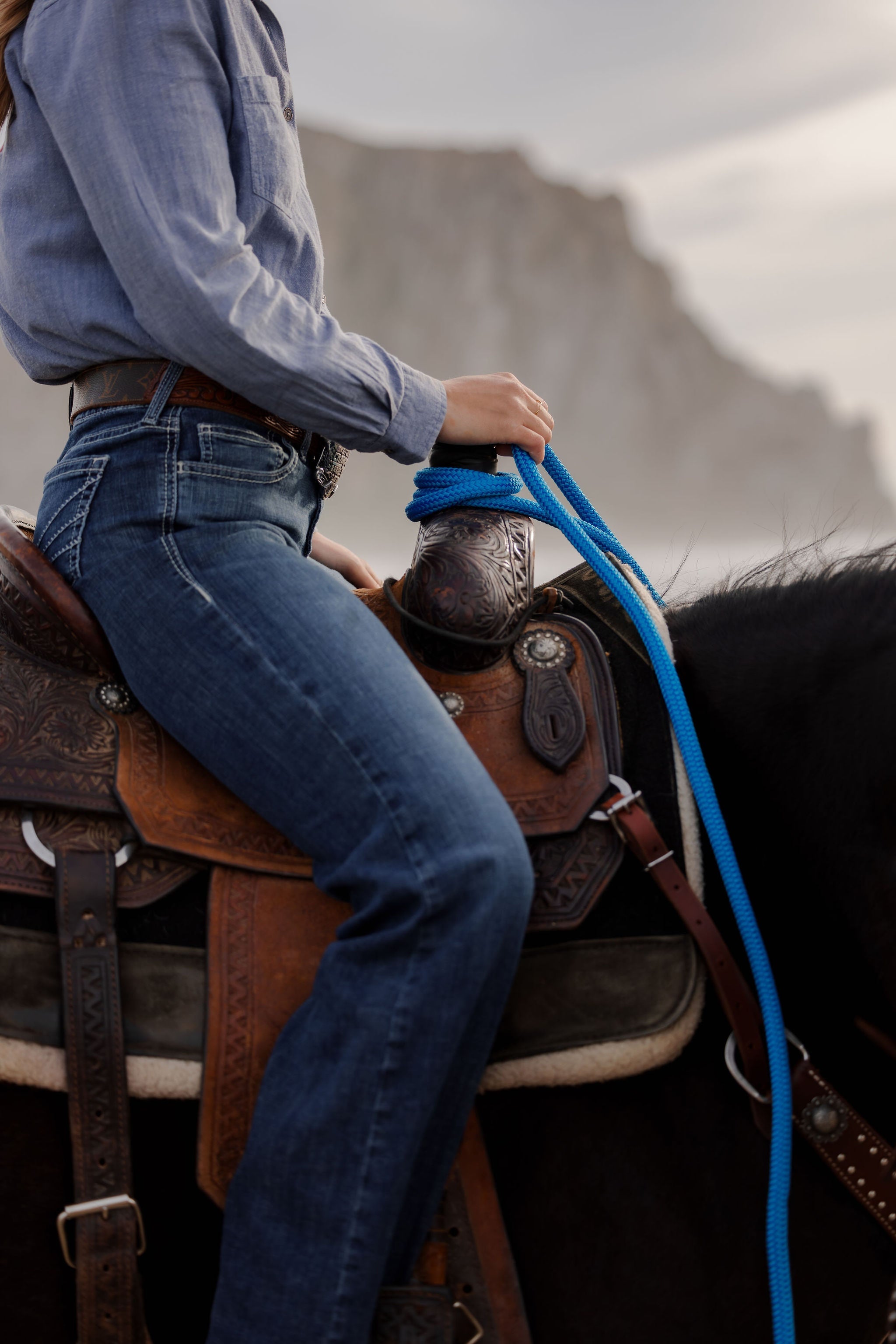 22 Ft Clinician Mecate Reins - 17 Colors!