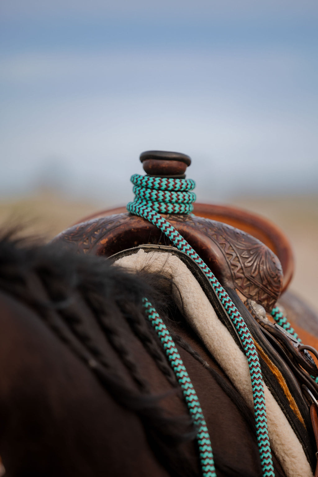 22 Ft Clinician Mecate Reins - 17 Colors!