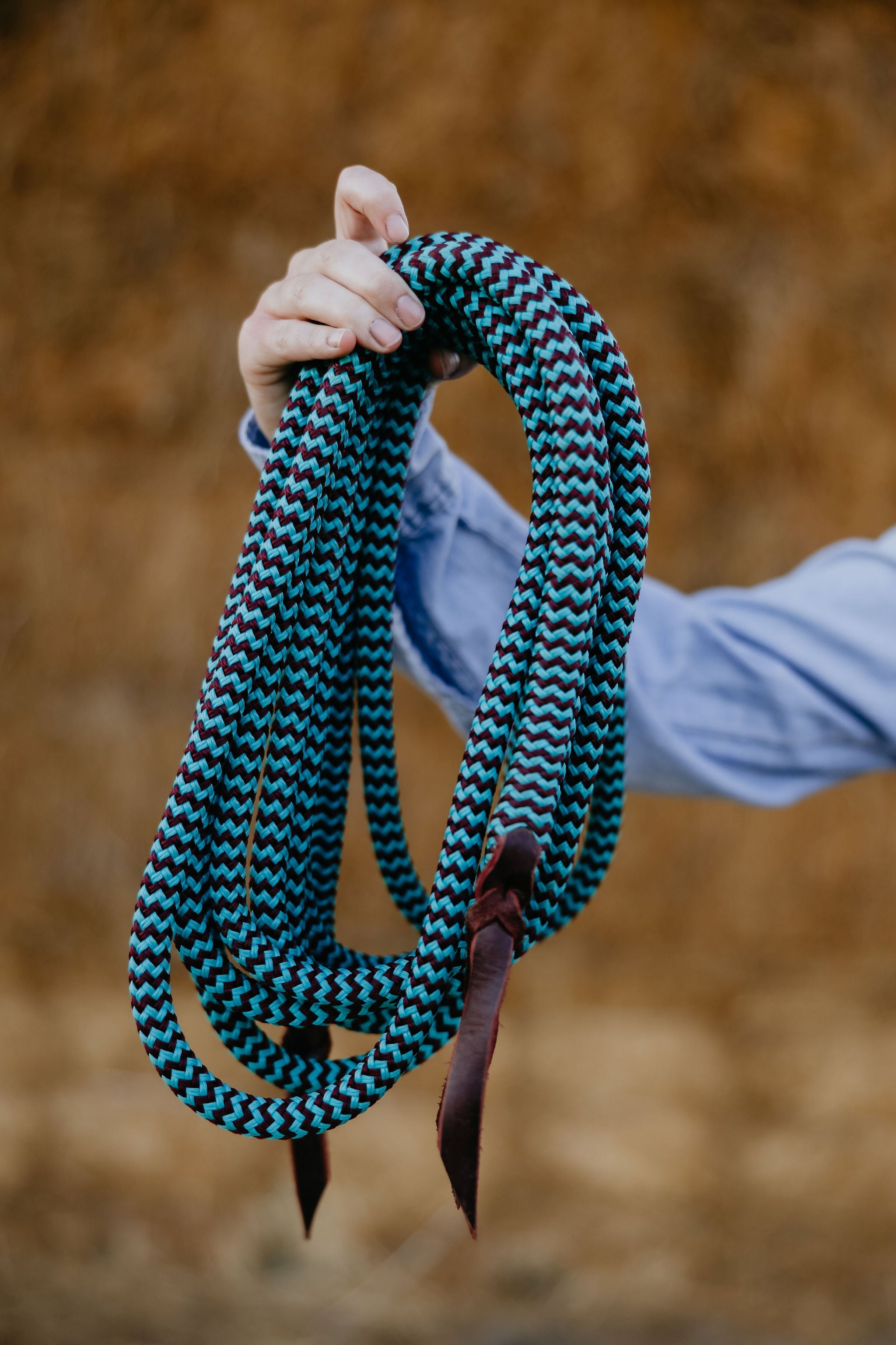 22 Ft Clinician Mecate Reins - 17 Colors!