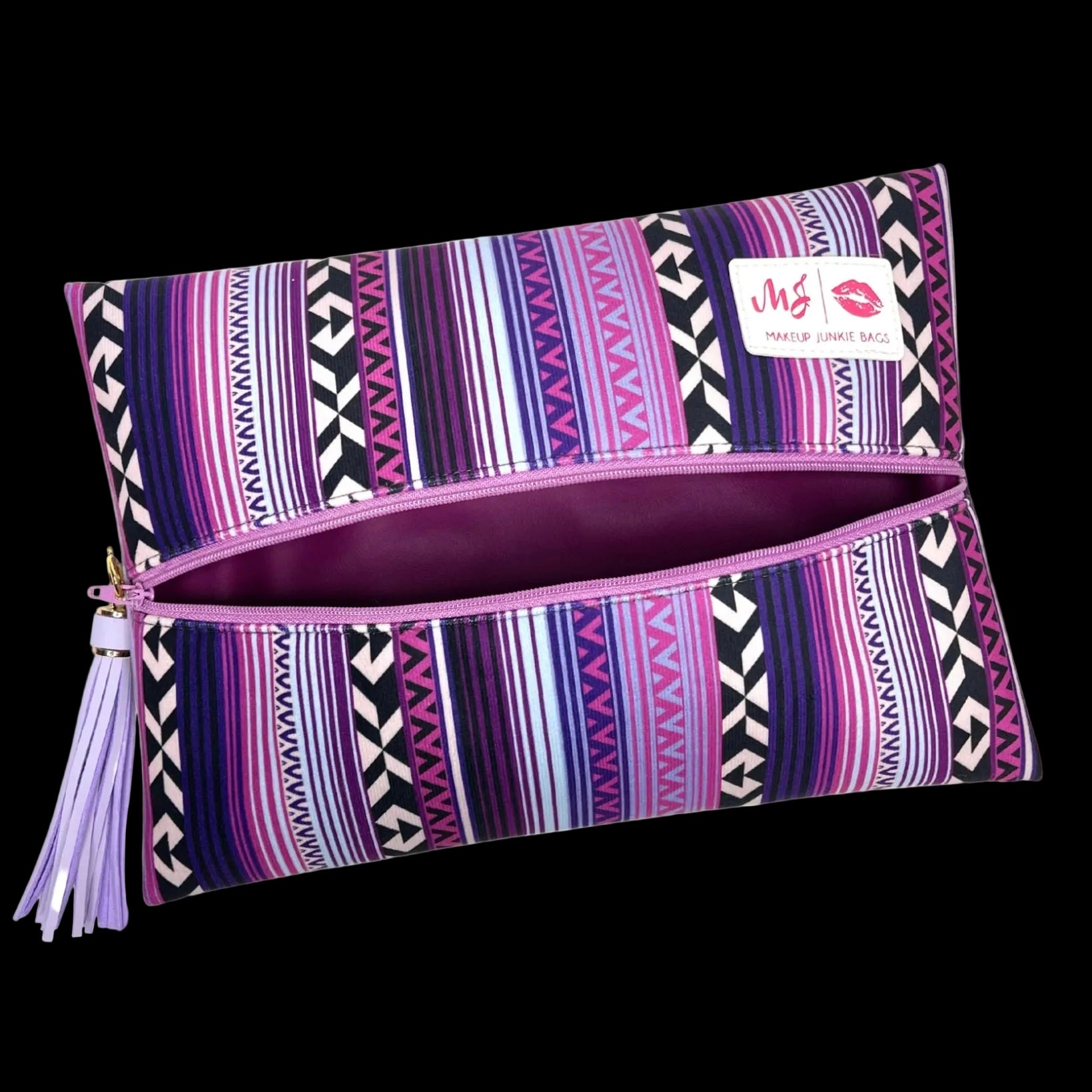 Makeup Junkie | Flat Lay Spill Resistant Bag : La Vida Lilac