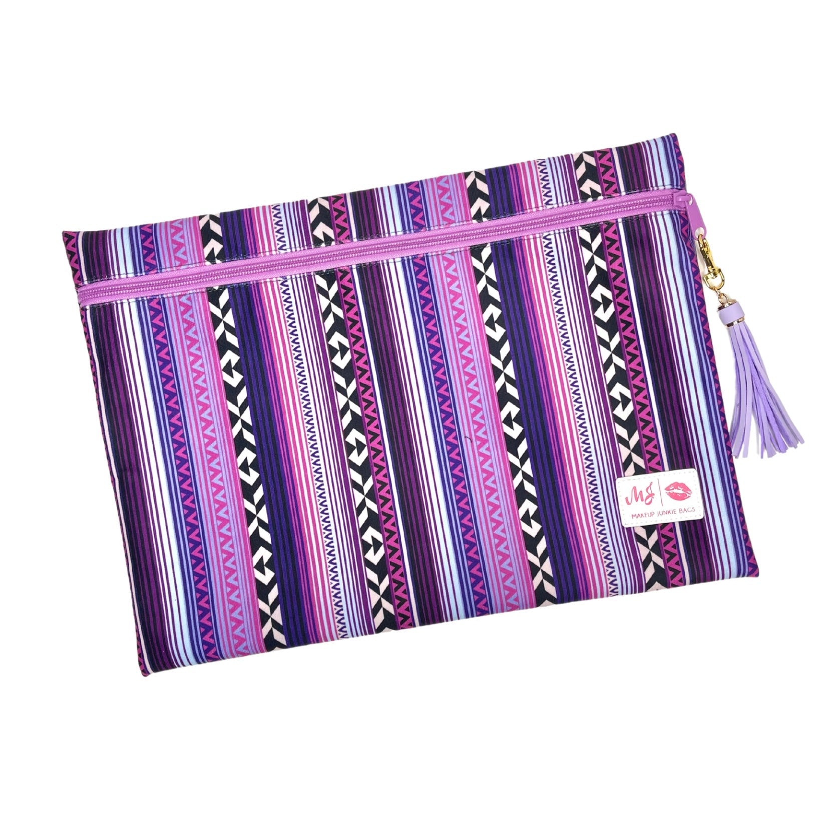 Makeup Junkie | Flat Lay Spill Resistant Bag : La Vida Lilac