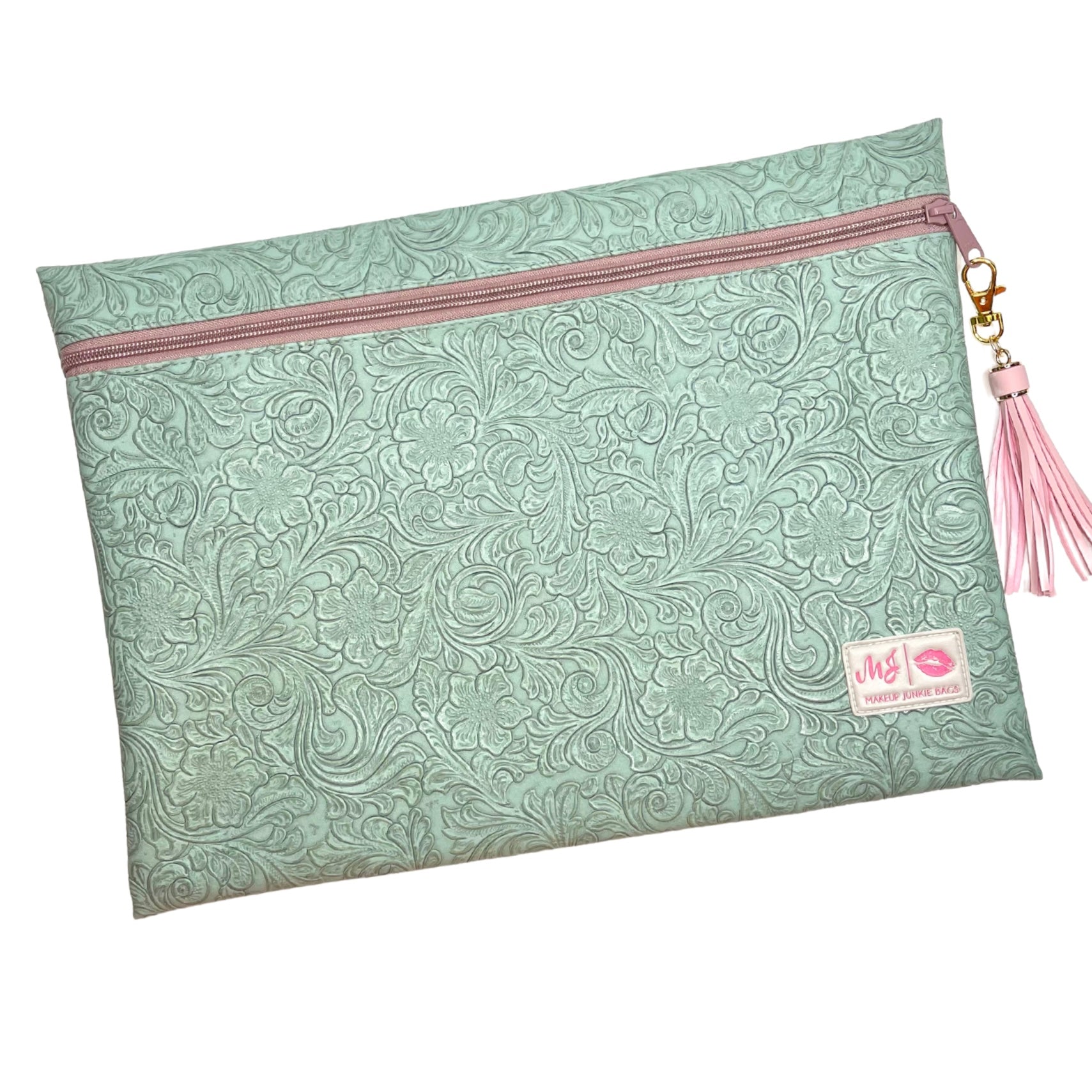 Makeup Junkie | Flat Lay Spill Resistant Bag : Southern Belle