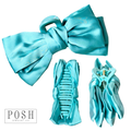 Turquoise Hair Bow Clip