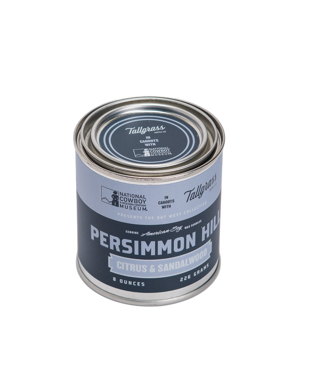 Persimmon Hill: Citrus + Sandalwood Soy Wax Candle | National Cowboy & Western Heritage Museum