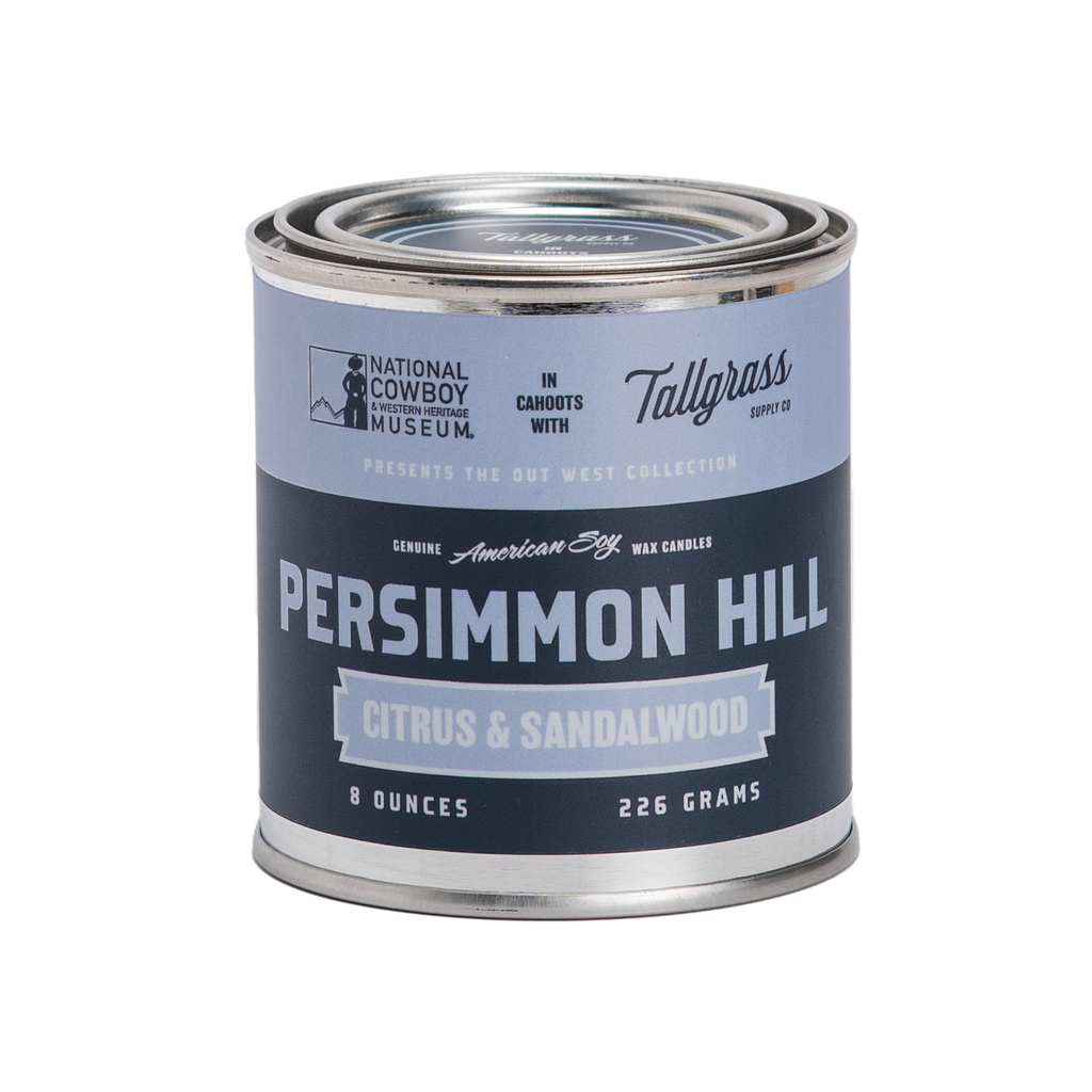 Persimmon Hill: Citrus + Sandalwood Soy Wax Candle | National Cowboy & Western Heritage Museum