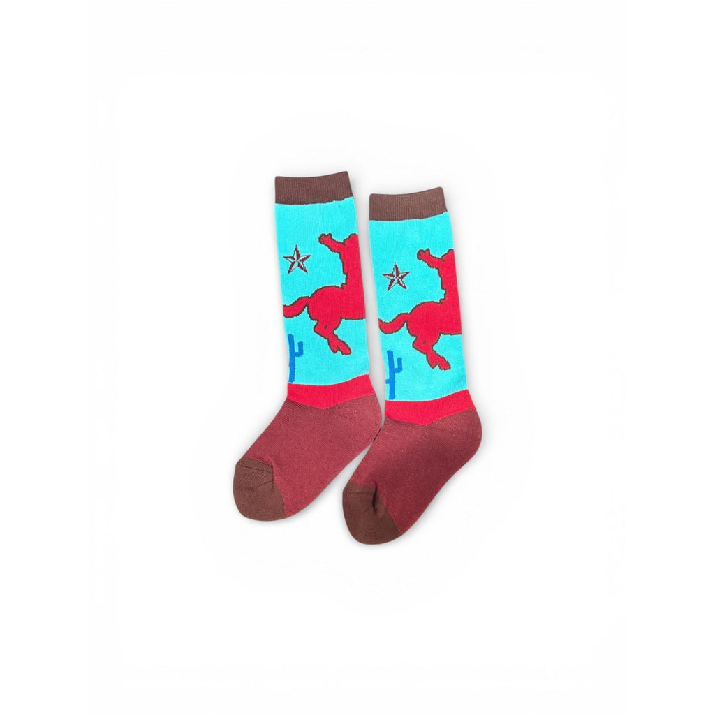 Kids Sunset Rodeo Boot Socks