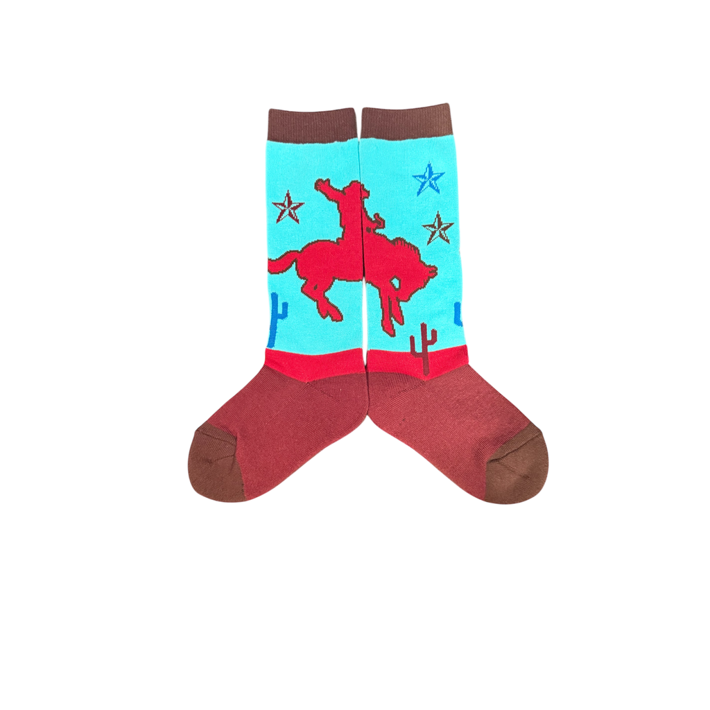 Kids Sunset Rodeo Boot Socks