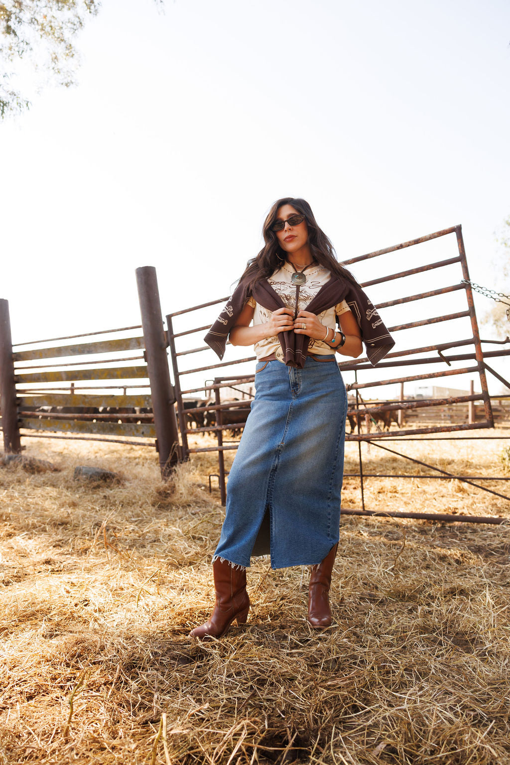 The Garden Gate Cowgirl Skirt