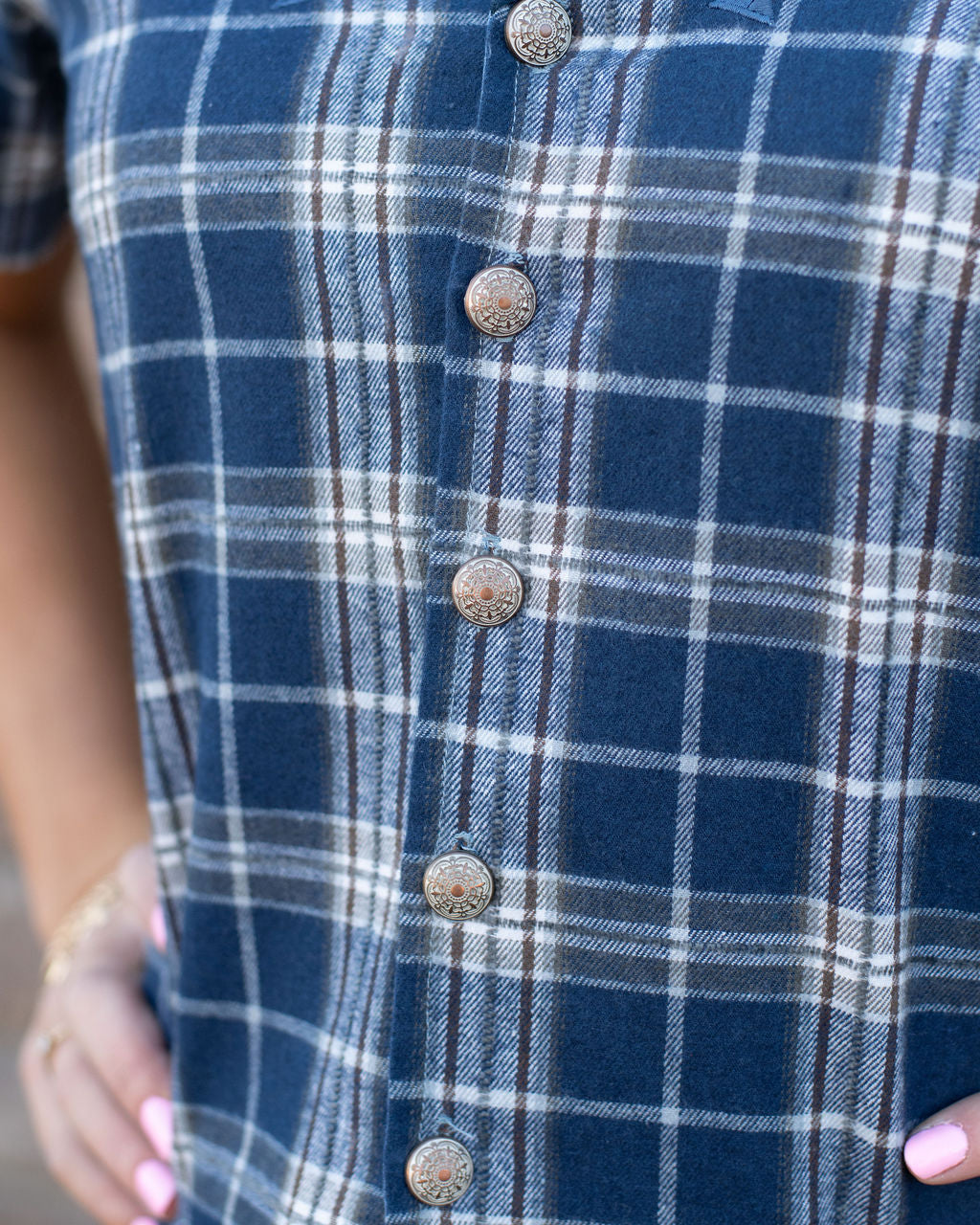 The Blue Bonnet Rodeo Blouse