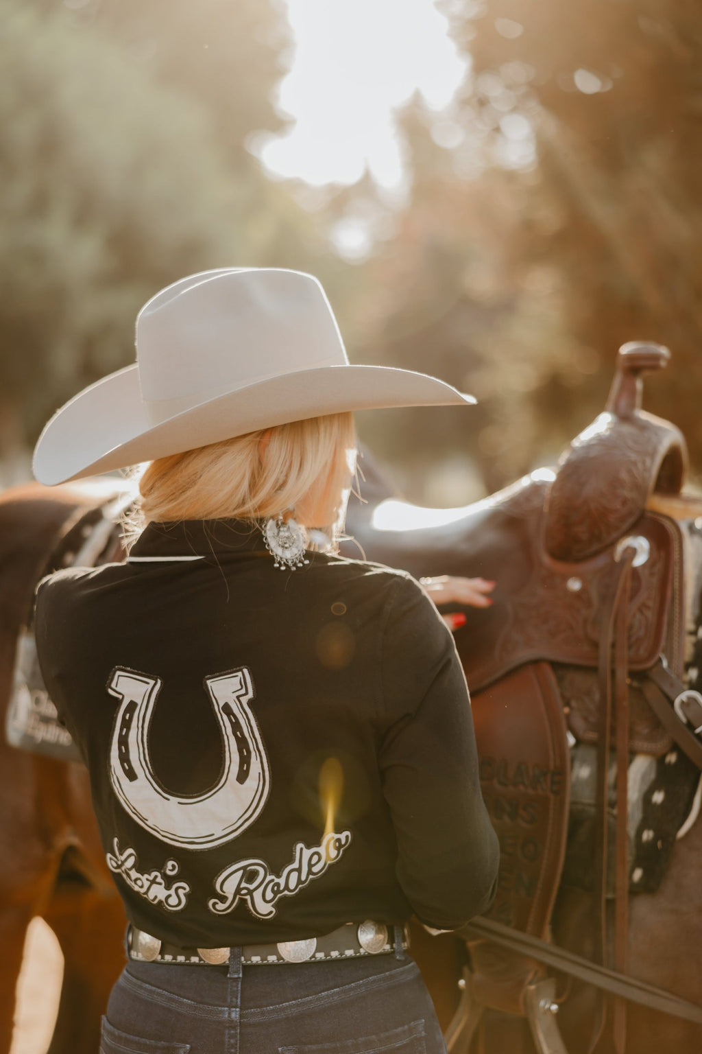 The Let's Rodeo Button Up