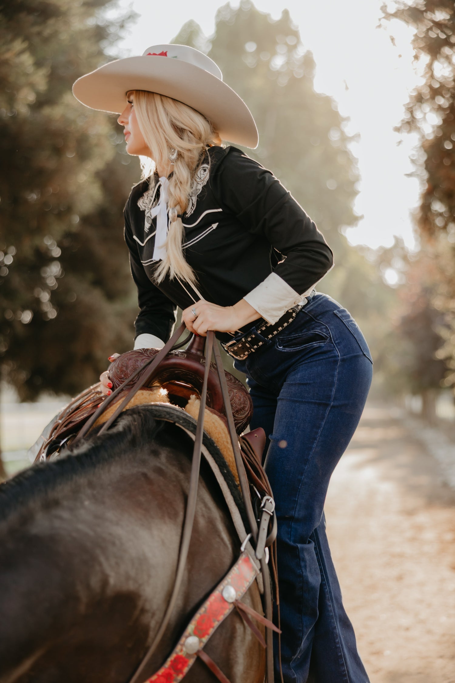 The Let's Rodeo Button Up