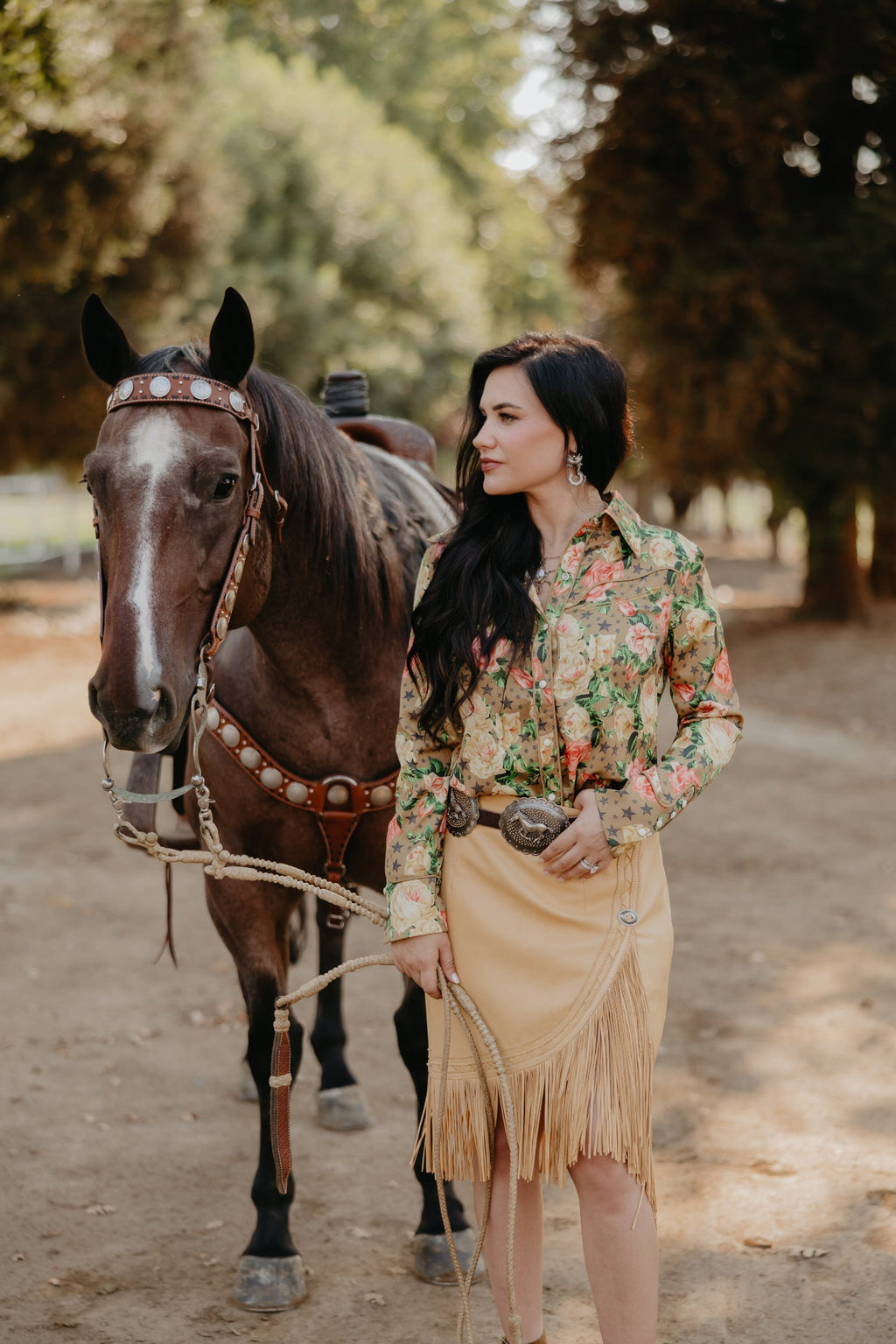 The Wildflower Wishes Button Up