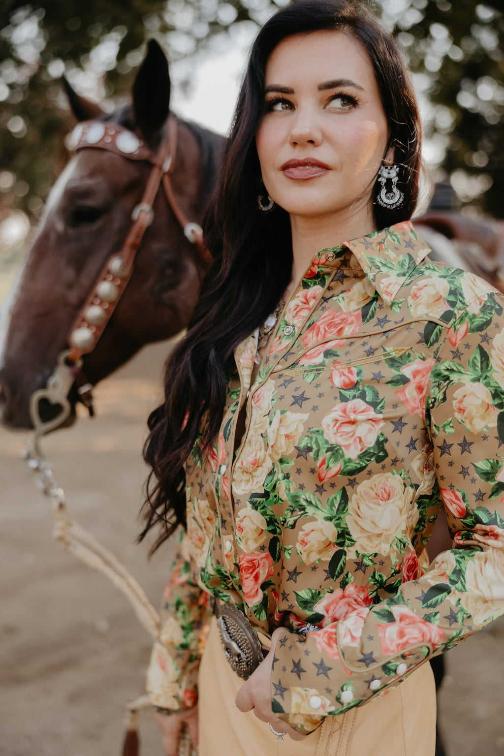 The Wildflower Wishes Button Up