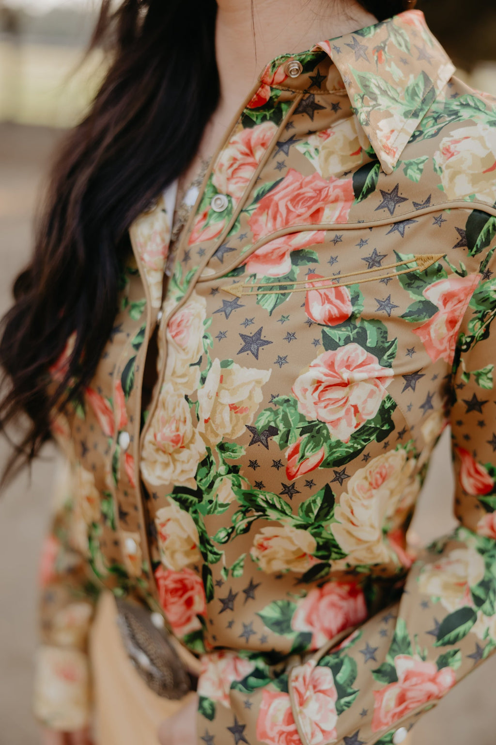 The Wildflower Wishes Button Up