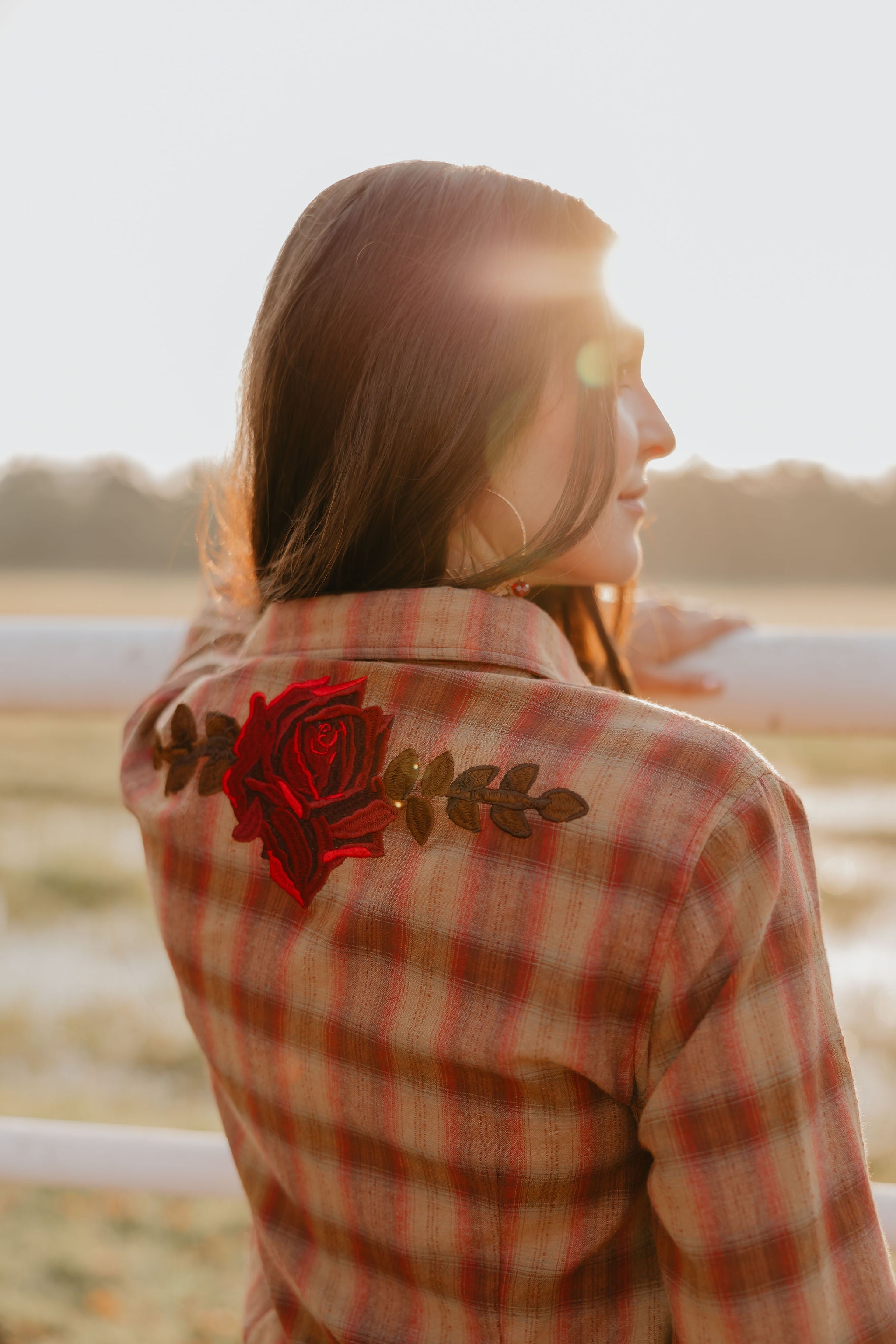 The Pretty Plaid Cowboy Button Up