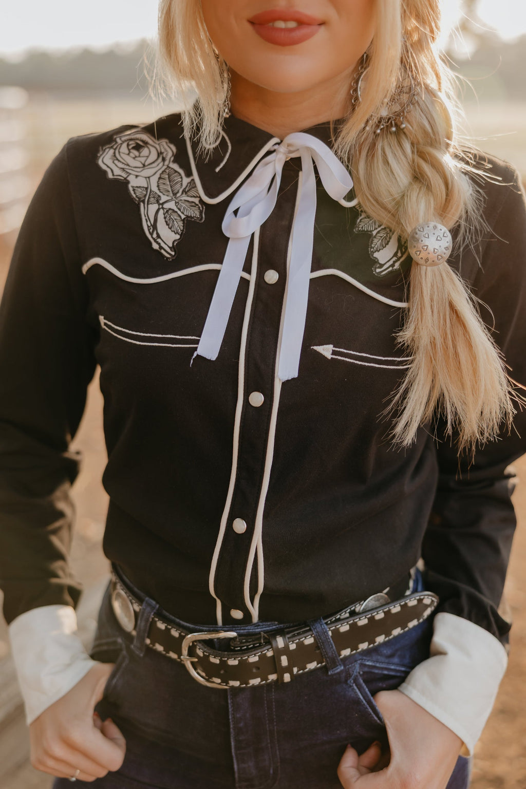 The Let's Rodeo Button Up