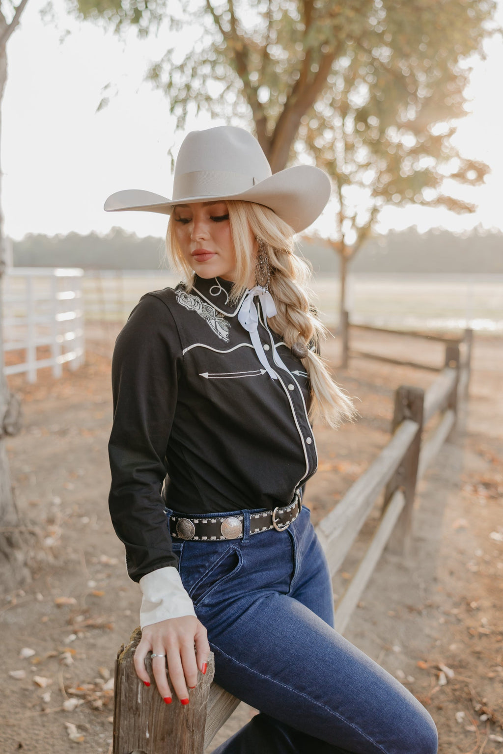 The Let's Rodeo Button Up