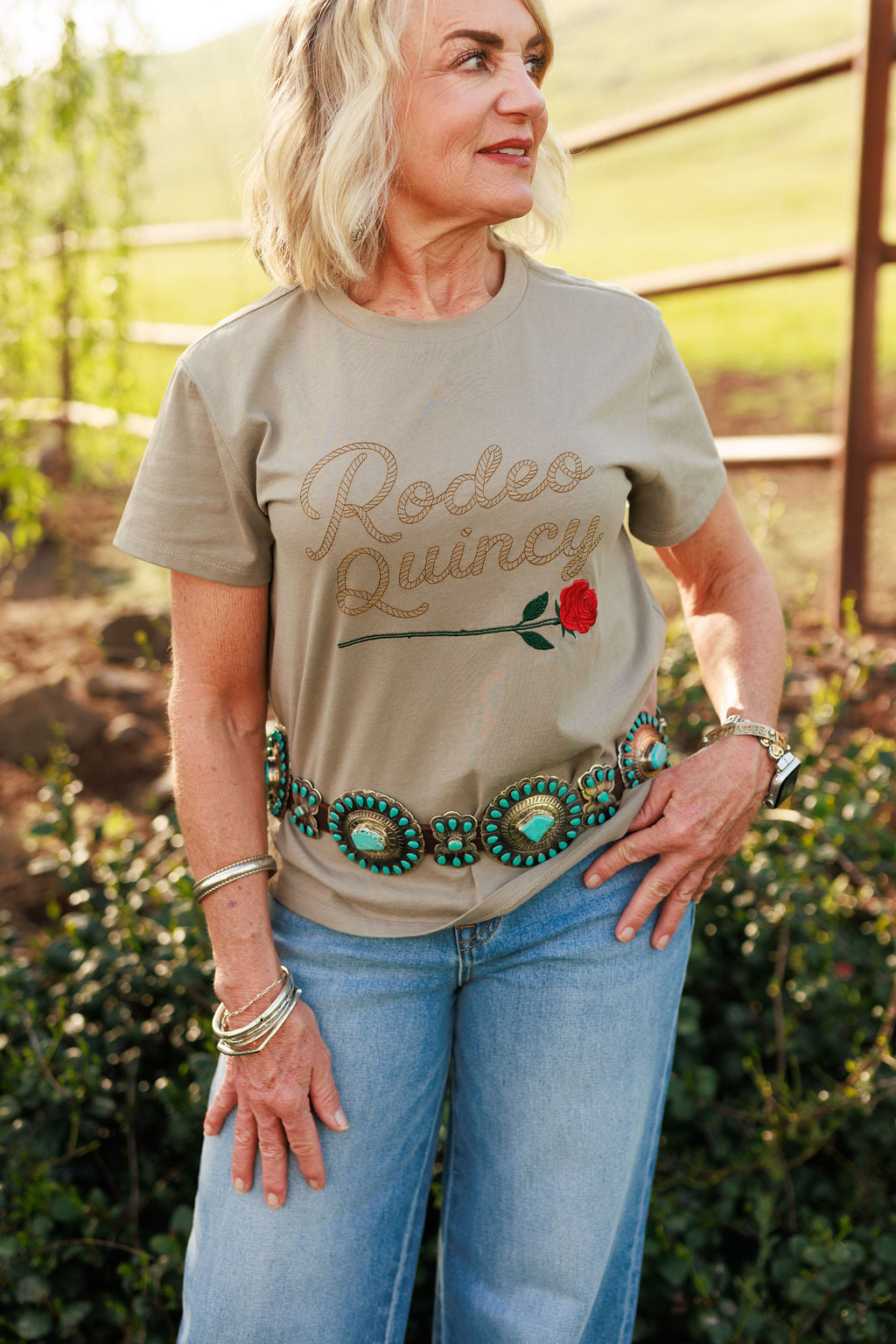 The Darling RQ Rose Tee